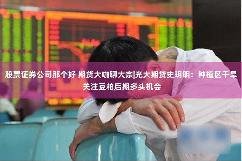 股票证券公司那个好 期货大咖聊大宗|光大期货史玥明：种植区干旱 关注豆粕后期多头机会