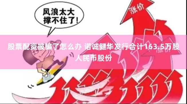 股票配资被骗了怎么办 诺诚健华发行合计163.5万股人民币股份