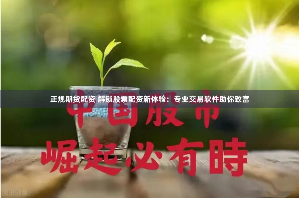 正规期货配资 解锁股票配资新体验：专业交易软件助你致富
